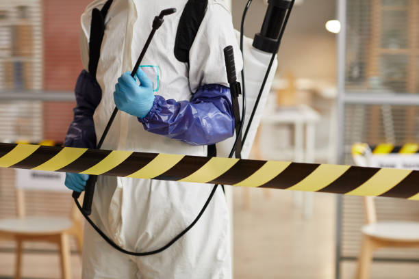 Professional Blood Cleanup technician working in Waukau, WI
